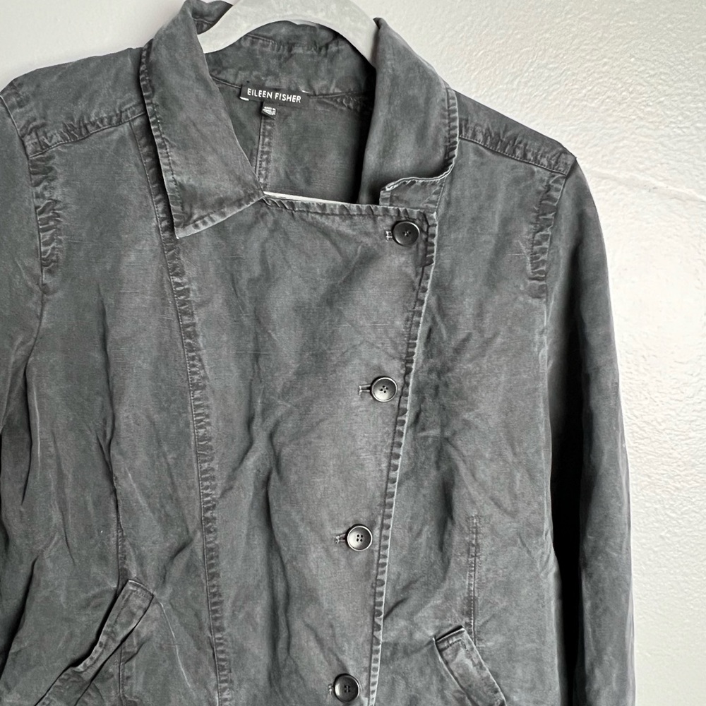 Eileen Fisher Linen‎ Blend Jacket- Medium - Picture 2 of 8